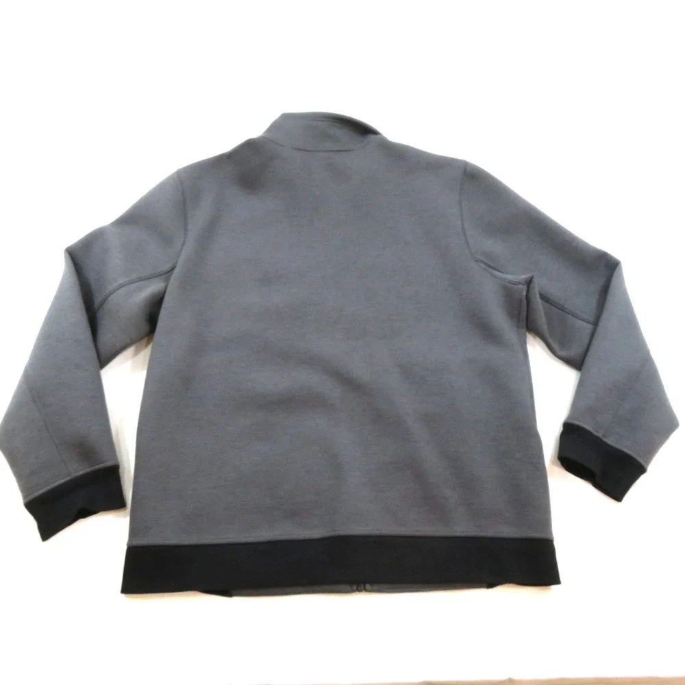 The North Face Mens Fleece Jacket Gray Zip Up Sz XL